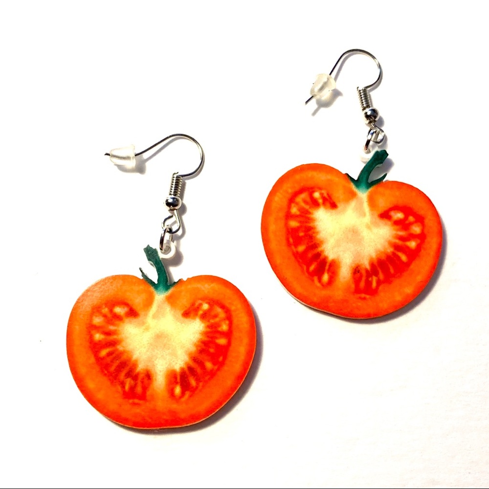 Tomatoes acrylic Earrings